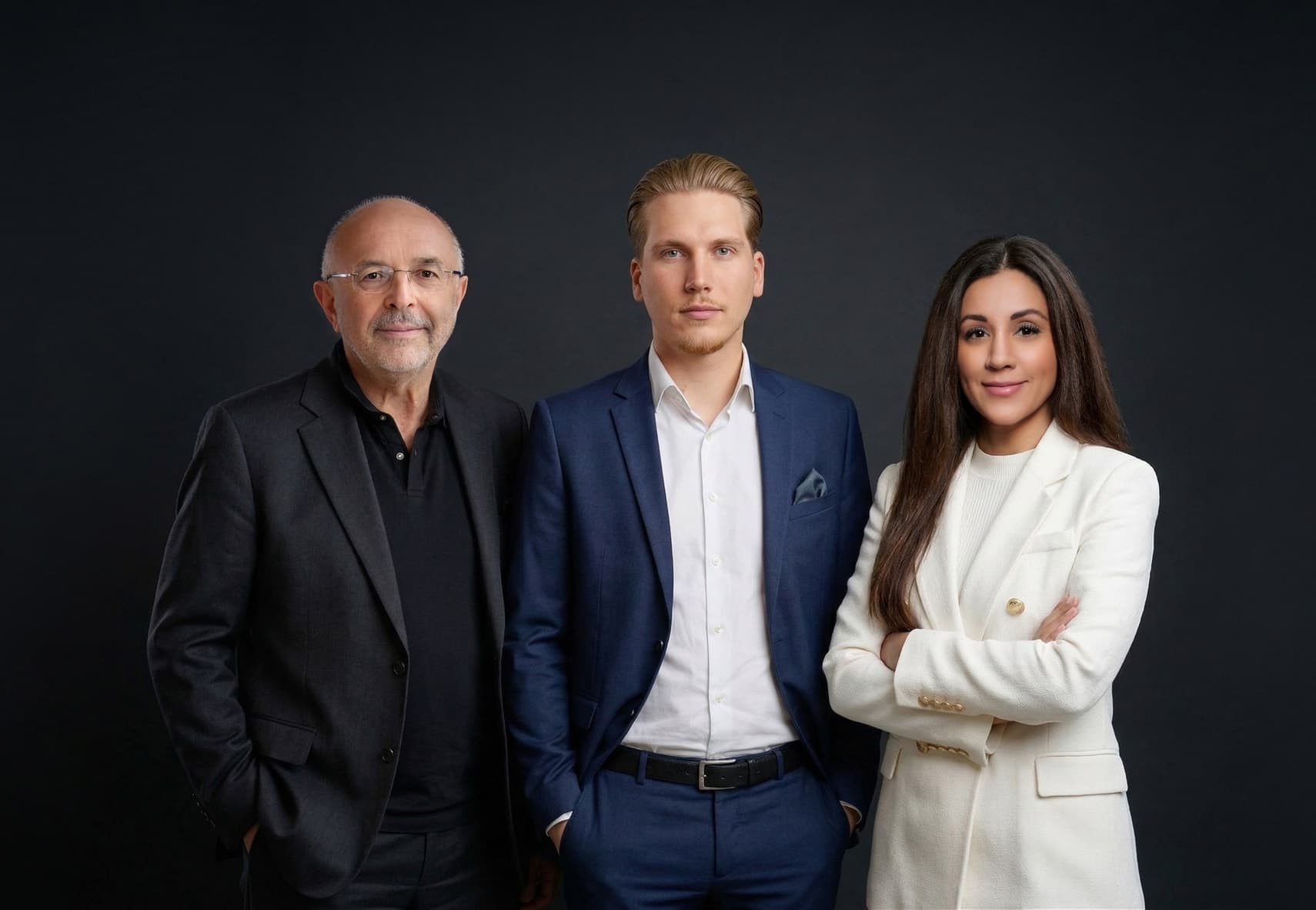 Das Carat-Team: Wolfgang Merx, Niklas Probst und Meena Asadi